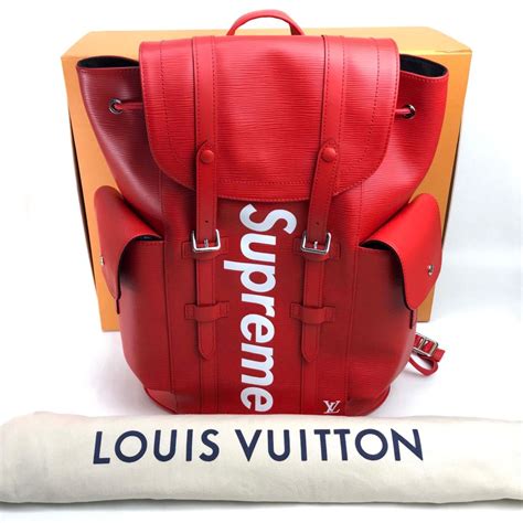 buy louis vuitton supreme backpack|louis vuitton christopher backpack price.